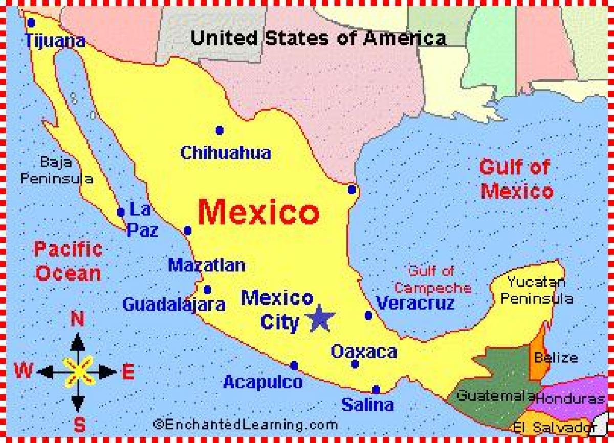 מפה של מקסיקו