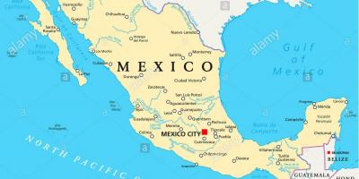 מקסיקו המפה ערים